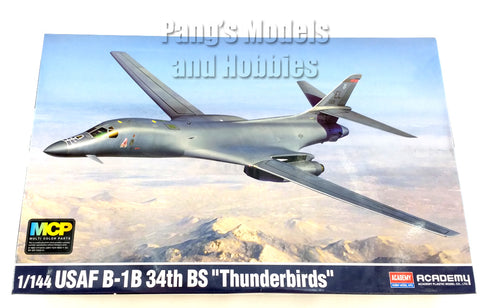 Rockwell B-1B Lancer Bomber 34th BS "Thunderbirds" USAF 1/144 Scale Plastic Model Kit (Assembly Required) by Academy