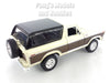 1978 Ford Bronco - Cream & Brown - 1/24 Scale Diecast Metal Model by Motormax
