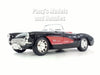 1957 Chevrolet Corvette - BLACK - 1/24 Diecast Metal Model by Welly