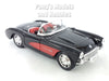 1957 Chevrolet Corvette - BLACK - 1/24 Diecast Metal Model by Welly