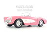 1957 Chevrolet Corvette - PINK - 1/24 Diecast Metal Model by Welly
