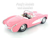 1957 Chevrolet Corvette - PINK - 1/24 Diecast Metal Model by Welly