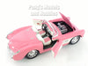 1957 Chevrolet Corvette - PINK - 1/24 Diecast Metal Model by Welly