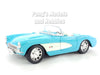 1957 Chevrolet Corvette - BLUE - 1/24 Diecast Metal Model by Welly