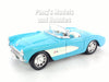 1957 Chevrolet Corvette - BLUE - 1/24 Diecast Metal Model by Welly