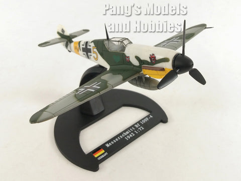 Messerschmitt Bf-109 Bf-109F-4 "Green Hearts", Luftwaffe 19442 1/72 Scale Diecast Metal Model by Luppa (Copy)