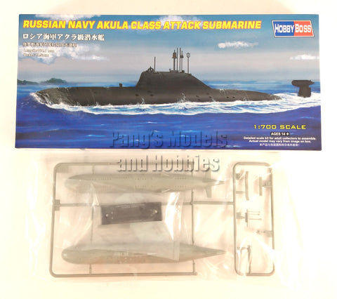 Akula Class Attack Submarine - Russian Navy - 1/700 Scale Model Kit Assembly Needed - Hobby Boss