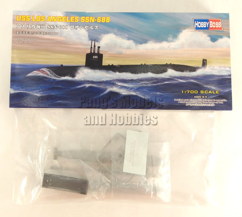USS Los Angeles SSN-688 Nuclear Submarine US NAVY - 1/700 Scale Model Kit Assembly Needed - Hobby Boss