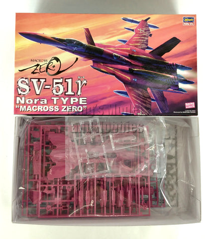 SV-51 Gamma Nora Type Fighter Macross Zero 1/72 Scale Plastic Model Kit (Assembly Required) by Hasegawa