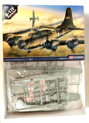 Boeing B-17F B-17 "Memphis Belle" 8th AF, USAAF 1/72 Scale Plastic Model Kit (Assembly Required) by Academy