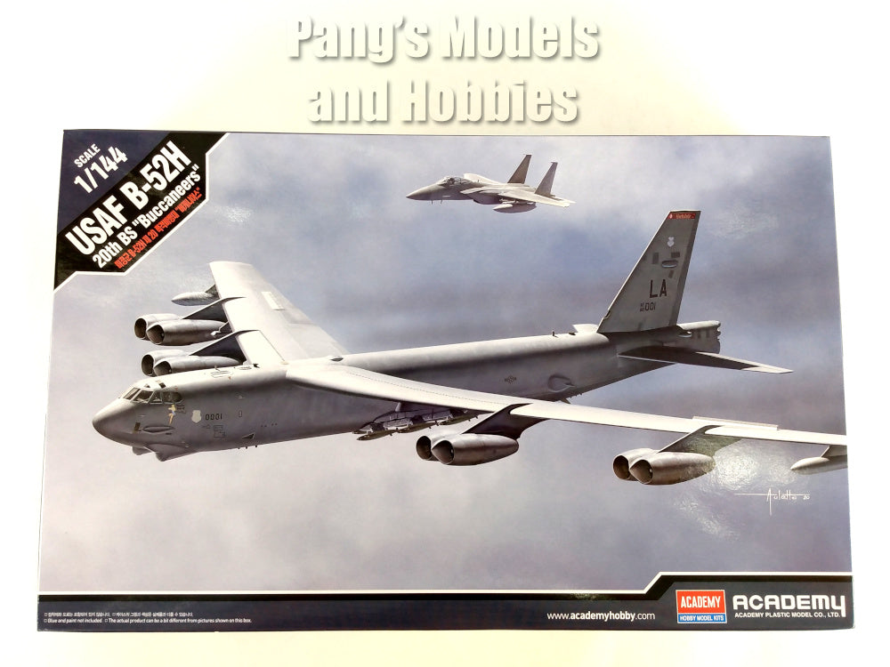 thumbnail image 2 of Academy 1/144 USAF B-52H Stratofortress Plastic Model Kit – 20th BS 'Buccaneers' #12622 (2021 Release) 2 of 5