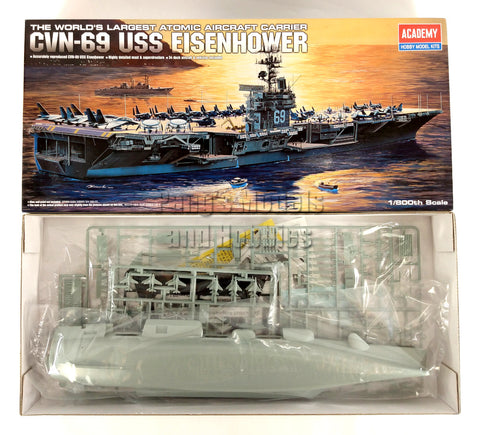 USS Eisenhower CVN-69 Carrier 1/800Scale Plastic Model Kit - ASSEMBLY REQUIRED - by Academy