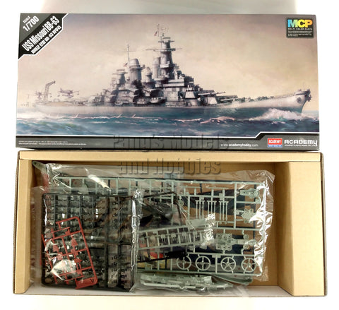 Battleship USS Missouri BB-63 1/700 Scale Plastic Model Kit - ASSEMBLY REQUIRED - by Academy