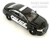 Ford Police Interceptor - Black 1/24 Diecast Metal Model by Welly