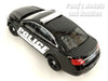 Ford Police Interceptor - Black 1/24 Diecast Metal Model by Welly