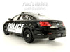 Ford Police Interceptor - Black 1/24 Diecast Metal Model by Welly