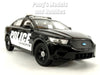 Ford Police Interceptor - Black 1/24 Diecast Metal Model by Welly