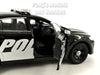 Ford Police Interceptor - Black 1/24 Diecast Metal Model by Welly