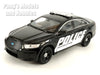 Ford Police Interceptor - Black 1/24 Diecast Metal Model by Welly