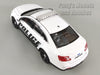 Ford Police Interceptor - White 1/24 Diecast Metal Model by Welly