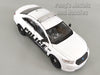 Ford Police Interceptor - White 1/24 Diecast Metal Model by Welly