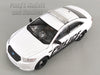 Ford Police Interceptor - White 1/24 Diecast Metal Model by Welly