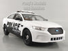 Ford Police Interceptor - White 1/24 Diecast Metal Model by Welly