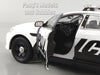 Ford Police Interceptor - White 1/24 Diecast Metal Model by Welly