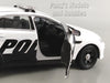 Ford Police Interceptor - White 1/24 Diecast Metal Model by Welly