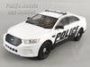 Ford Police Interceptor - White 1/24 Diecast Metal Model by Welly