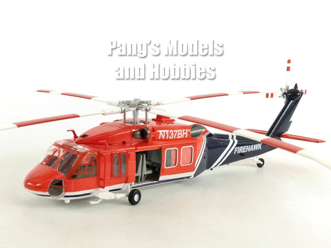 Sikorsky UH-60 Black Hawk S-70 Firehawk 1/72 Scale Assembled and Painted Plastic Model - Easy Model