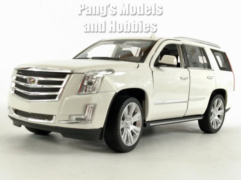 2017 Cadillac Escalade - White - 1/24 Scale Diecast Metal Model by Welly