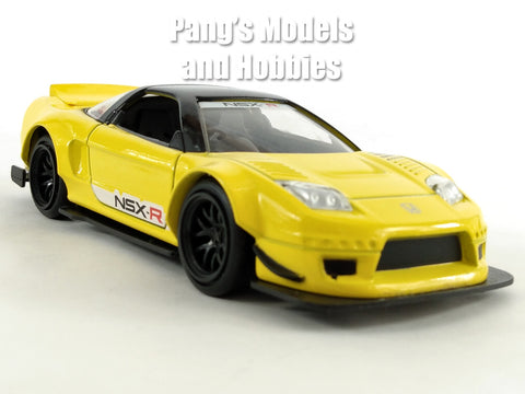 5.5 inch 2002 Honda NSX Type-R J-Spec - YELLOW - 1/32 Scale Diecast Metal Model by Jada