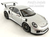 2016 Porsche 911 991.1 GT3 - Silver - 1/24 Diecast Metal Model by Welly