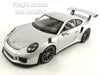 2016 Porsche 911 991.1 GT3 - Silver - 1/24 Diecast Metal Model by Welly