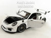 2016 Porsche 911 991.1 GT3 - White - 1/24 Diecast Metal Model by Welly