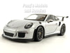 2016 Porsche 911 991.1 GT3 - Silver - 1/24 Diecast Metal Model by Welly