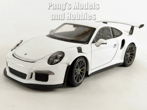 2016 Porsche 911 991.1 GT3 - White - 1/24 Diecast Metal Model by Welly