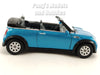 Mini Cooper S Convertible 1/28 Scale Diecast Metal Model by Kinsmart - BLUE