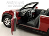 Mini Cooper S Convertible 1/28 Scale Diecast Metal Model by Kinsmart - Red