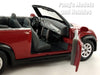 Mini Cooper S Convertible 1/28 Scale Diecast Metal Model by Kinsmart - Red
