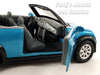 Mini Cooper S Convertible 1/28 Scale Diecast Metal Model by Kinsmart - BLUE