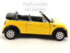 Mini Cooper S Convertible 1/28 Scale Diecast Metal Model by Kinsmart - YELLOW