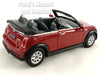 Mini Cooper S Convertible 1/28 Scale Diecast Metal Model by Kinsmart - Red