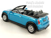 Mini Cooper S Convertible 1/28 Scale Diecast Metal Model by Kinsmart - BLUE