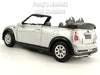 Mini Cooper S Convertible 1/28 Scale Diecast Metal Model by Kinsmart - SILVER