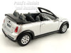Mini Cooper S Convertible 1/28 Scale Diecast Metal Model by Kinsmart - SILVER