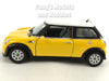 Mini Cooper S 1/28 Scale Diecast Metal Model by Kinsmart - Yellow