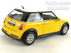 Mini Cooper S 1/28 Scale Diecast Metal Model by Kinsmart - Yellow