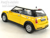 Mini Cooper S 1/28 Scale Diecast Metal Model by Kinsmart - Yellow